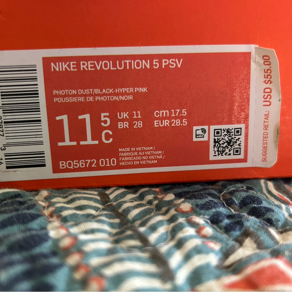 Nike Sneakers GIRLS- Gray and Pink 11.5 - Picture 9 of 9
